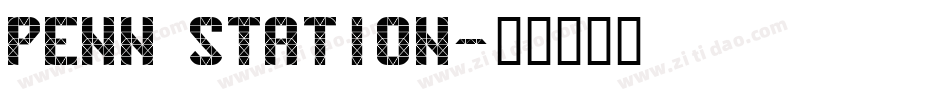 Penn Station字体转换